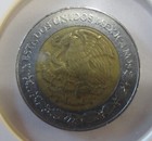 1993 MEXICO 1 PESO COIN Bi-Metallic #2 — photo 2