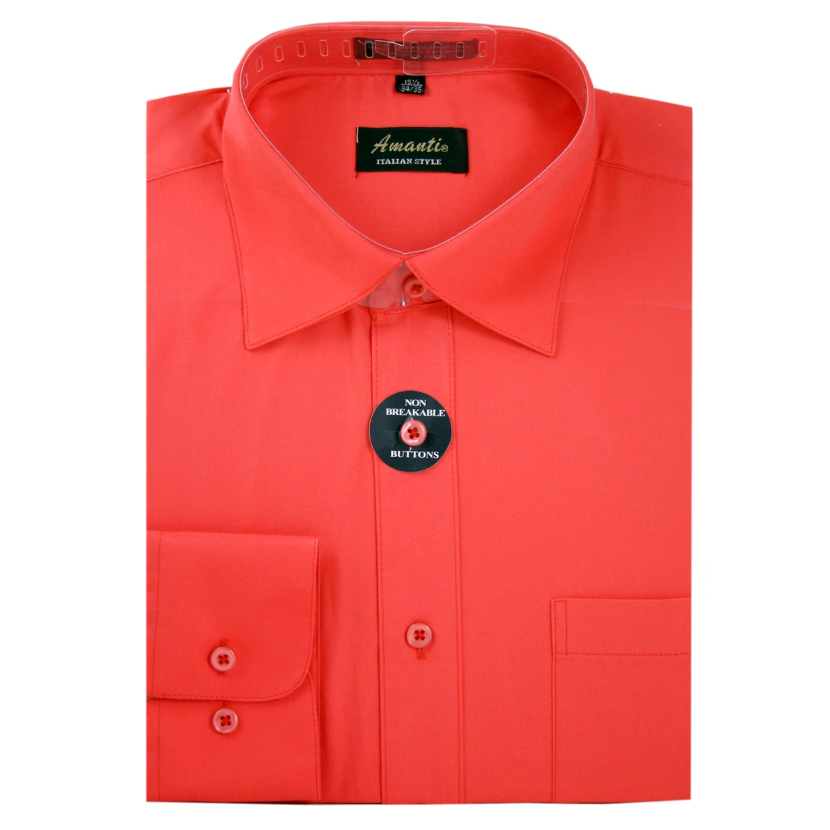 Coral Mens Dress Shirt for sale | eBay