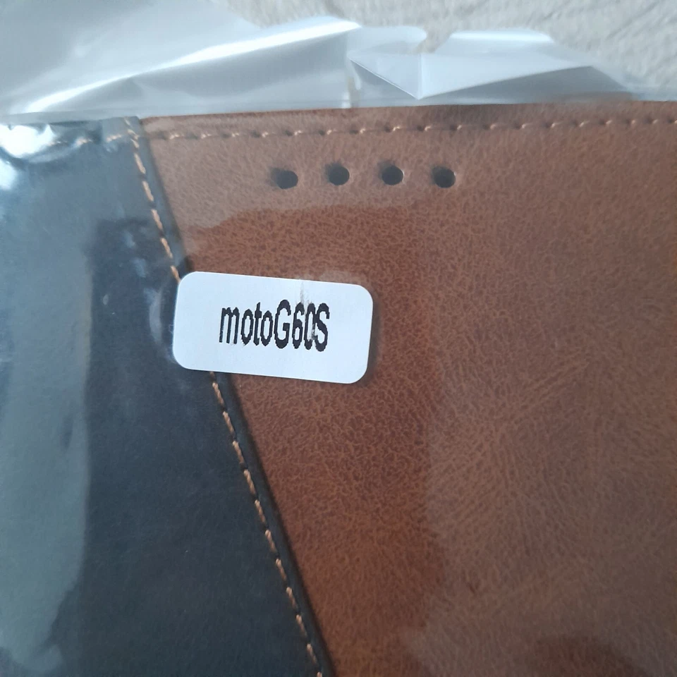 Motorola G60S Shockproof TPU Leather Wallet Case Card Holder | Kickstand | Strap - Image 2 of 4