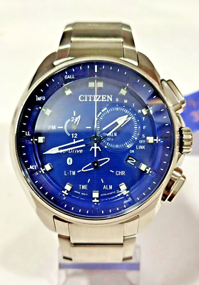 W770-S112001 CITIZEN ECO-DRIVE PROXIMITY BLUE DIAL BRACELET MEN