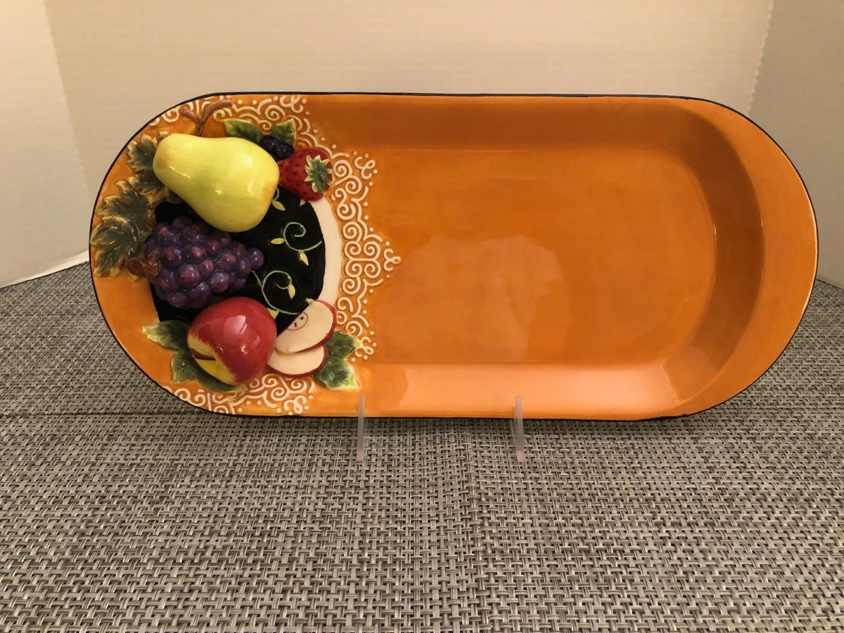 Decorative fruit sale platter