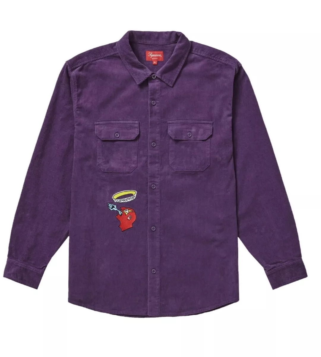 Supreme Gonz Purple Corduroy Work Shirt FW21 | eBay