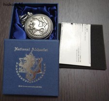 Fullmetal Alchemist Edward Elric silver Pocket Watch Ed 's clock Anime Japan