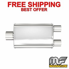Magnaflow Xl 3 Chamber Stainless Steel Turbo Muffler - 3 C 2.5 Dual - 13288