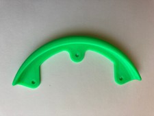 CENTURY Nose Bone Style Skateboard Guard, Sizes to FIT YOUR DECK - NEON GREEN