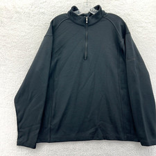 Nike Golf Jacket XL Mens Black Long Sleeve 1/4 Zip Sport Athletic Casual Top