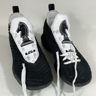 Nike LeBron 16 XVI Four Horsemen Black White CI7862-001 Men s 10.5  As-Is Read