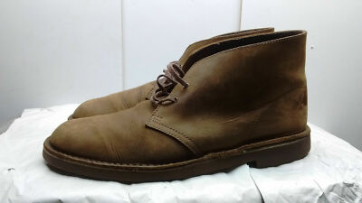 Clarks Bushacre Mens Size 13 M Boots Brown Leather Lace Up Ankle Chukka Nubuck s-l400.jpg main image 4