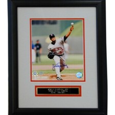 Johan Santana MN Twins 2004 Cy Young Award Autographed Photo Plaque