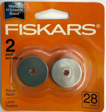 FISKARS - 2 PACK ROTARY BLADE REPLACEMENTS- 28MM