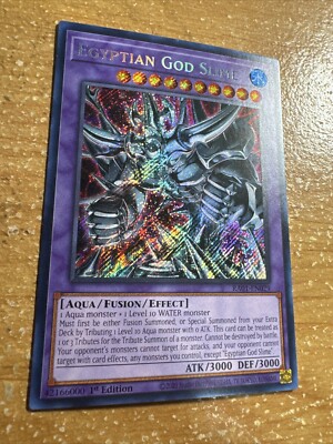 🔥 YuGiOh! Egyptian God Slime RA01-EN029 SECRET RARE NEAR MINT 1ST