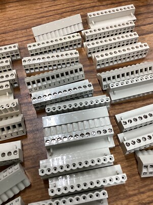 50 Molex 12pin L Connectors White 