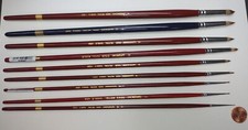 L5505 - Langnickel Royal Sable Long Handle Short Round 9 Piece Brush Set