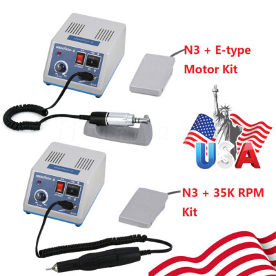 Dental Lab Marathon Micromotor Pulido 35K RPM Joyas de pieza de mano E-type