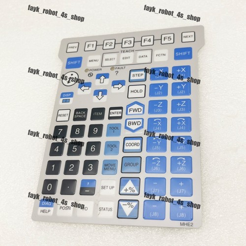 MHE2 F Fanuc A05B-2255-C101#EMH teach pendant keypad overlay Membrane film New - Picture 7 of 14