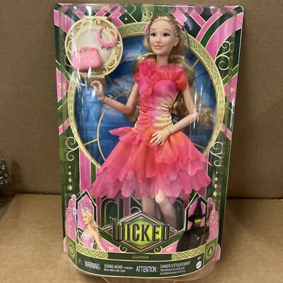 COLLECTIBLE Mattel Wicked Movie Glinda Fashion Doll - Rare Error URL MISPRINT