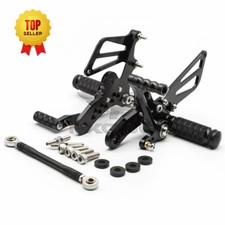CNC Front Footrests Rearsets Footpegs For GSX1300 HAYABUSA 99-15 2014 2013 2012
