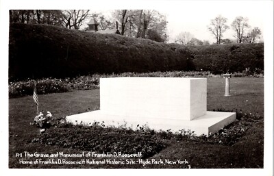 New York Hyde Park Franklin Roosevelt National Historic Site RPPC Postcard 16632