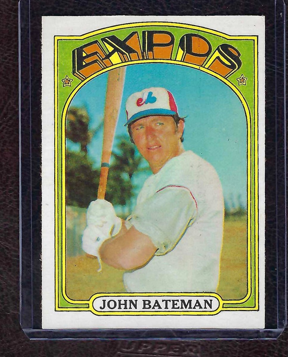 1972 O-Pee-Chee, OPC, Baseball #5 John Bateman, Montreal Expos, EX-MT!