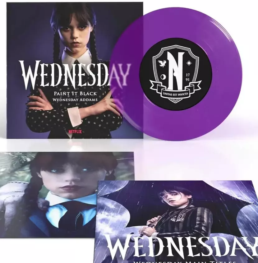 Paint It Black/Wednesday Main Theme 7 - 'Transparent Purple Vinyl' - –  lakeshorerecords