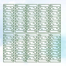 100 Pcs Christmas Tree Hanger Hook with Clip Hanging Ornament Hooks Fancy
