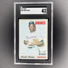 Vintage Topps Hank Aaron Baseball Cards Showcase Gallery and Checklist 66