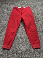 Vintage 1960s/1970s Woolrich Red Wool Pants Heavy Outdoor Hunting USA