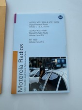 MOTOROLA User Guide CD & Quick Reference Cards ASTRO XTS 1500 2500 MT1500