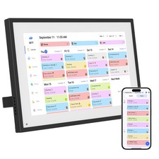 10.1 Inch Digital Calendar Digital Picture Frame, 2026 Desk Calendar Smart Wi...