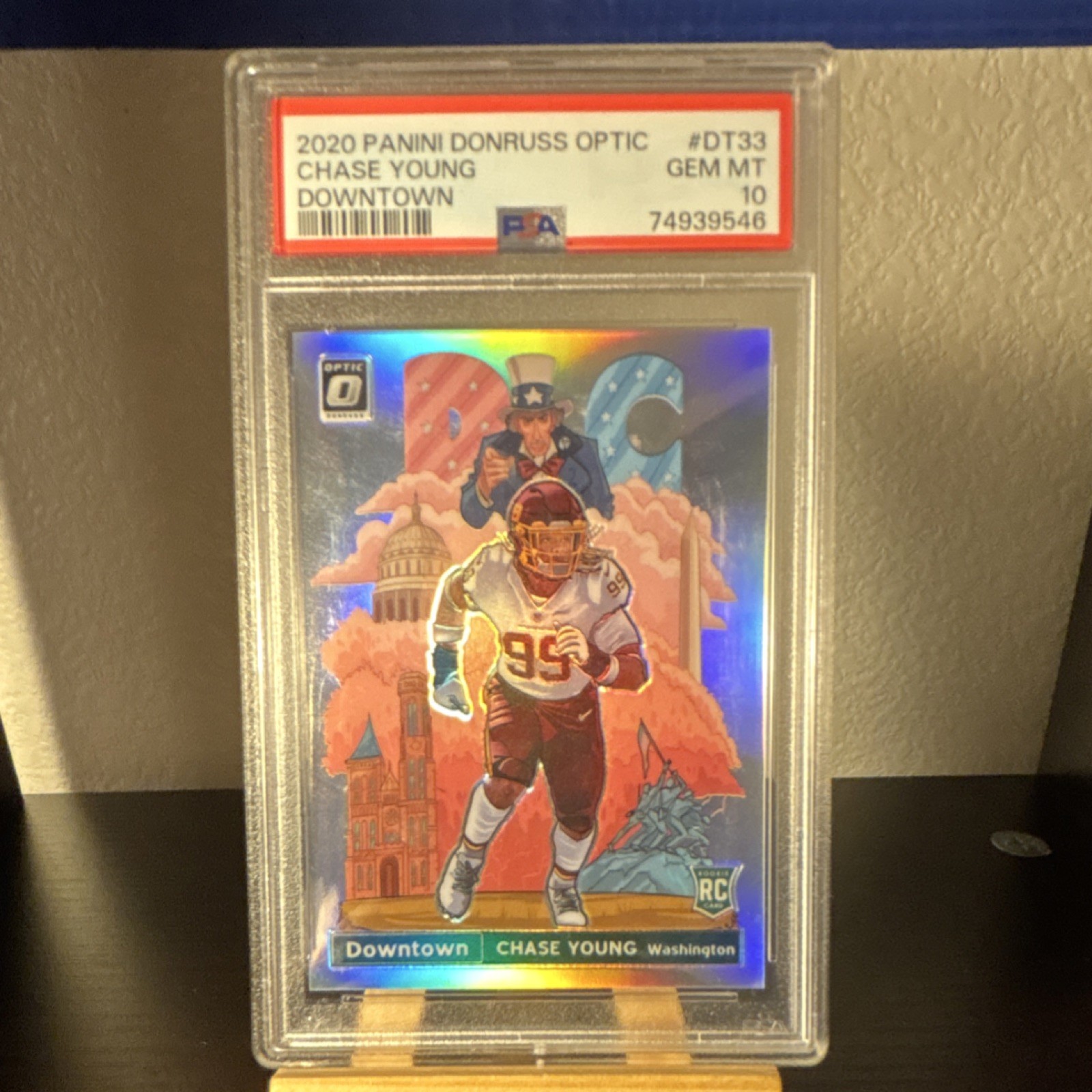 Chase Young Panini Donruss Optic Downtown #DT33 Base