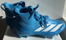 NEW Adidas Adizero Chaos 'All-American Bowl Pack Solar Blue Lineman Cleats 8.5