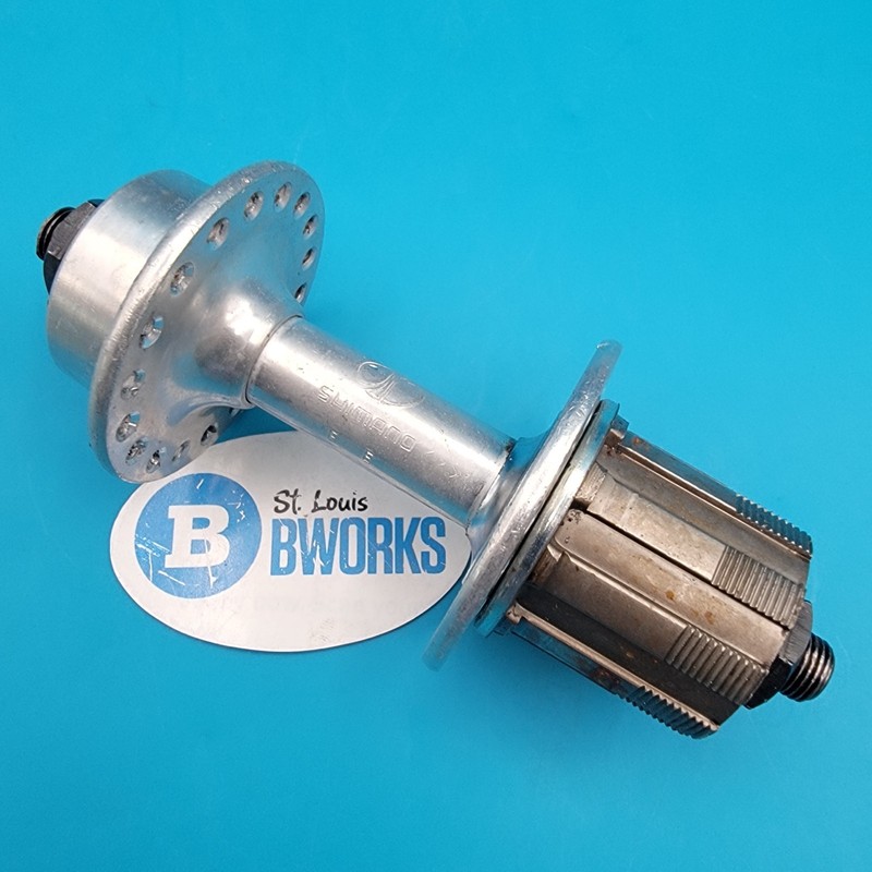 Vintage Shimano 6 Speed Uniglide Rear Road Bike Hub QR 36 Hole  e18