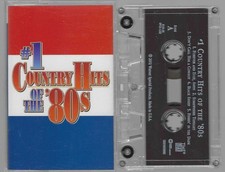 Time Life 1 Country Hits of the 80s Cassette, 2002 Warner VG-VG