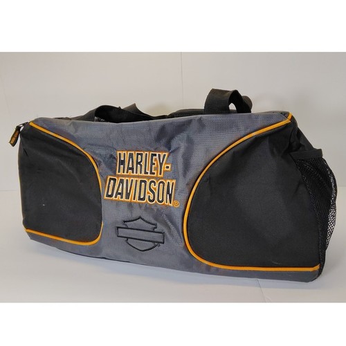 Harley-Davidson Duffle Bag Canvas Travel Bag Logo Biker Overnight Vacation