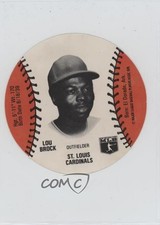 1978 MSA Discs Wiffle Ball Lou Brock HOF 2n4