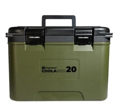 RidgeMonkey CoolaBox 20L Kühlbox für Angeln & Outdoor 43,5x32x31,5cm 48h Kühl