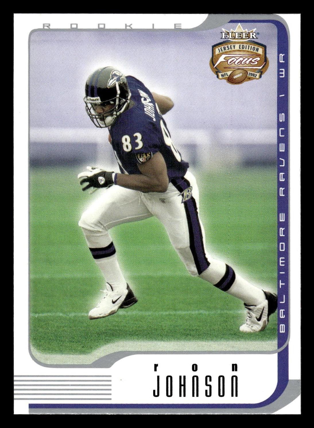 2002 Fleer Focus Jersey Edition #104 Ron Johnson #/1850