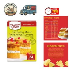 Delicious Pineapple Supreme Cake Mix 15.25 oz – Bake Layer or Upside Down Cake