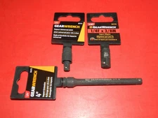 NEW GEARWRENCH 80101 IMPACT UNIVERSAL JOINT 84176 ADAPTER 84173 EXTENSION 1/4" A