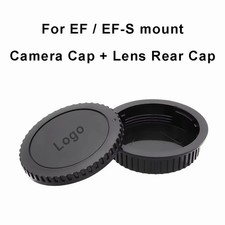 Canon EF EF-S Cap Set: Rear Lens Cap Camera Body Cap for Canon EOS EF Mount