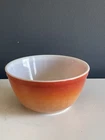 Vintage Pyrex 402 Mixing Bowl Flameglo Orange Ombre  1.5 Qt Nesting Bowl USA