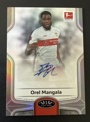 2020-21 Topps Tier One - Orel Mangala Break Out Auto /125 VFB Stuttgart