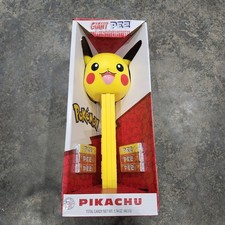 Pok mon "Pikachu" GIANT 12" Pez Candy Roll Dispenser  Retired Edition 2024