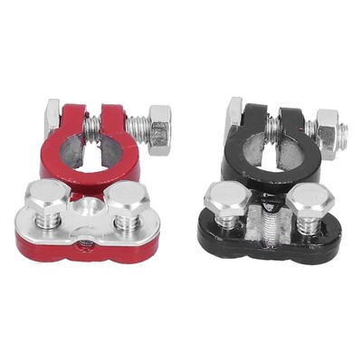 NEU Car 2PCS Battery Terminal 2 Color Red Black For Caravan Van RV Truck