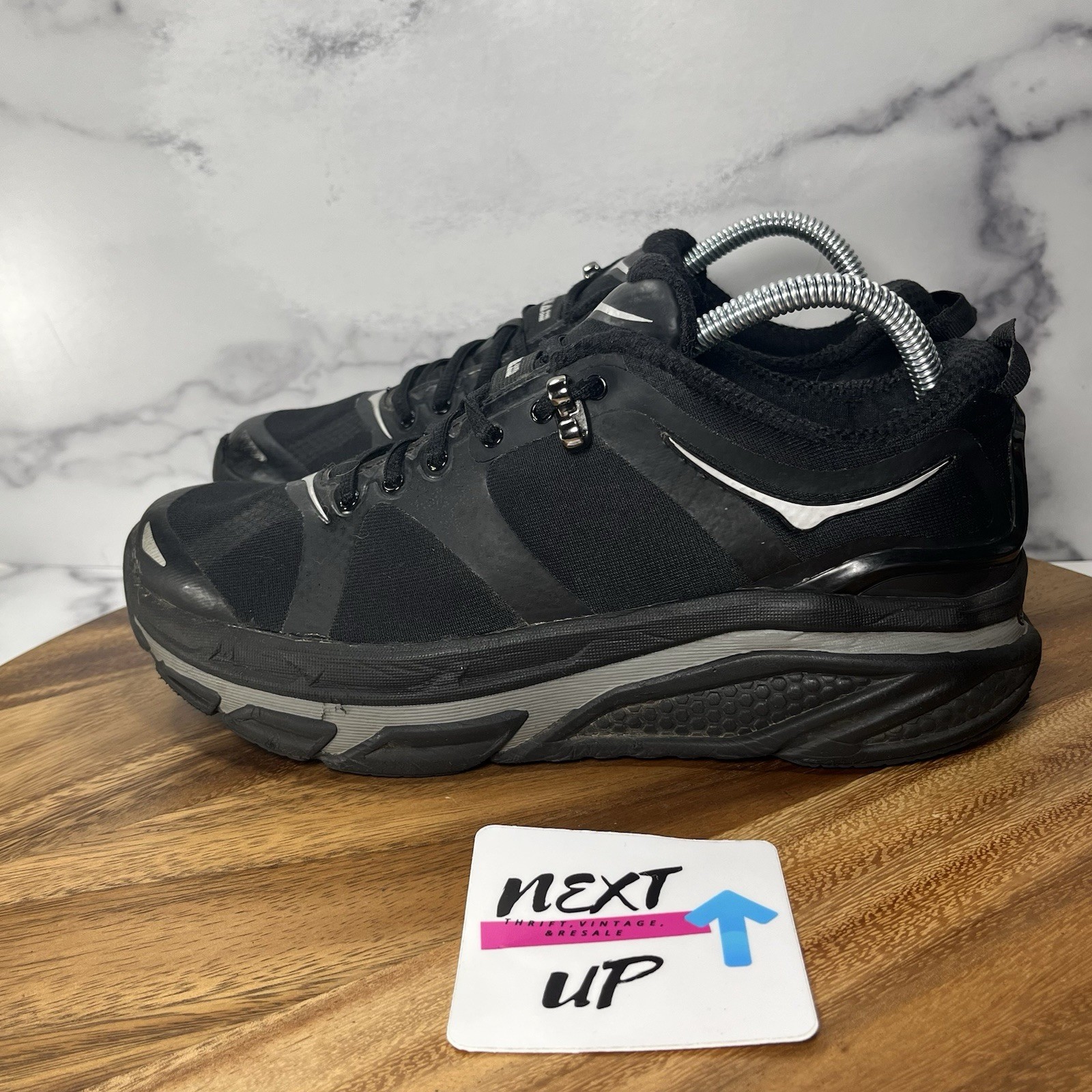 Hoka One One W Valor LTR Triple Black Women's Running Shoes Size 9.5