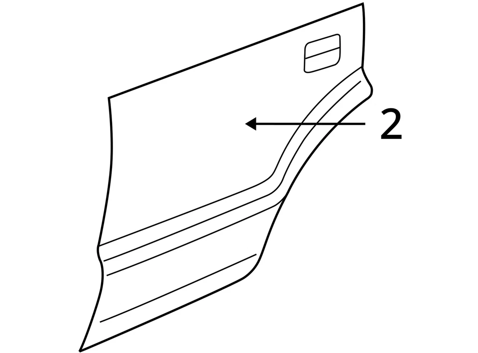 SE ADAPTA AL PANEL XUV GMC ENVOY XL 2002-2006 RR S D OTR 15051788 - NUEVO OEM Foto 3 de 3