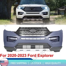 Front Bumper Cover Kit For 2020-2023 Ford Explorer Replacement