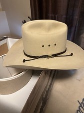 John B Stetson 5X Bone Big Lake Western Hat W/ Box 6 7/8