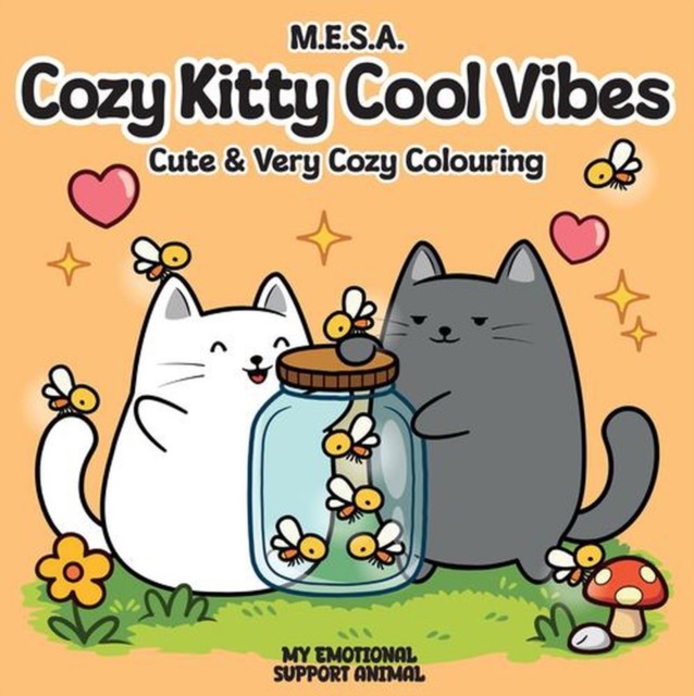Cozy Kitty Cool Vibes: Cute & Very Cozy Colouring M.e.s.a - Image 2