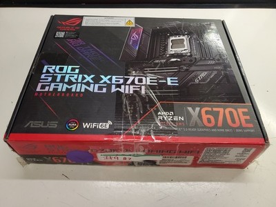 ASUS ROG Strix X670E-E Gaming WiFi AM5 ATX AMD Motherboard UNTESTED PARTS/REPAIR